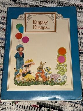 1970s ‘Fantasy Friends’ Stationery Set Bunny Tea Party Anthropomorphic Animals